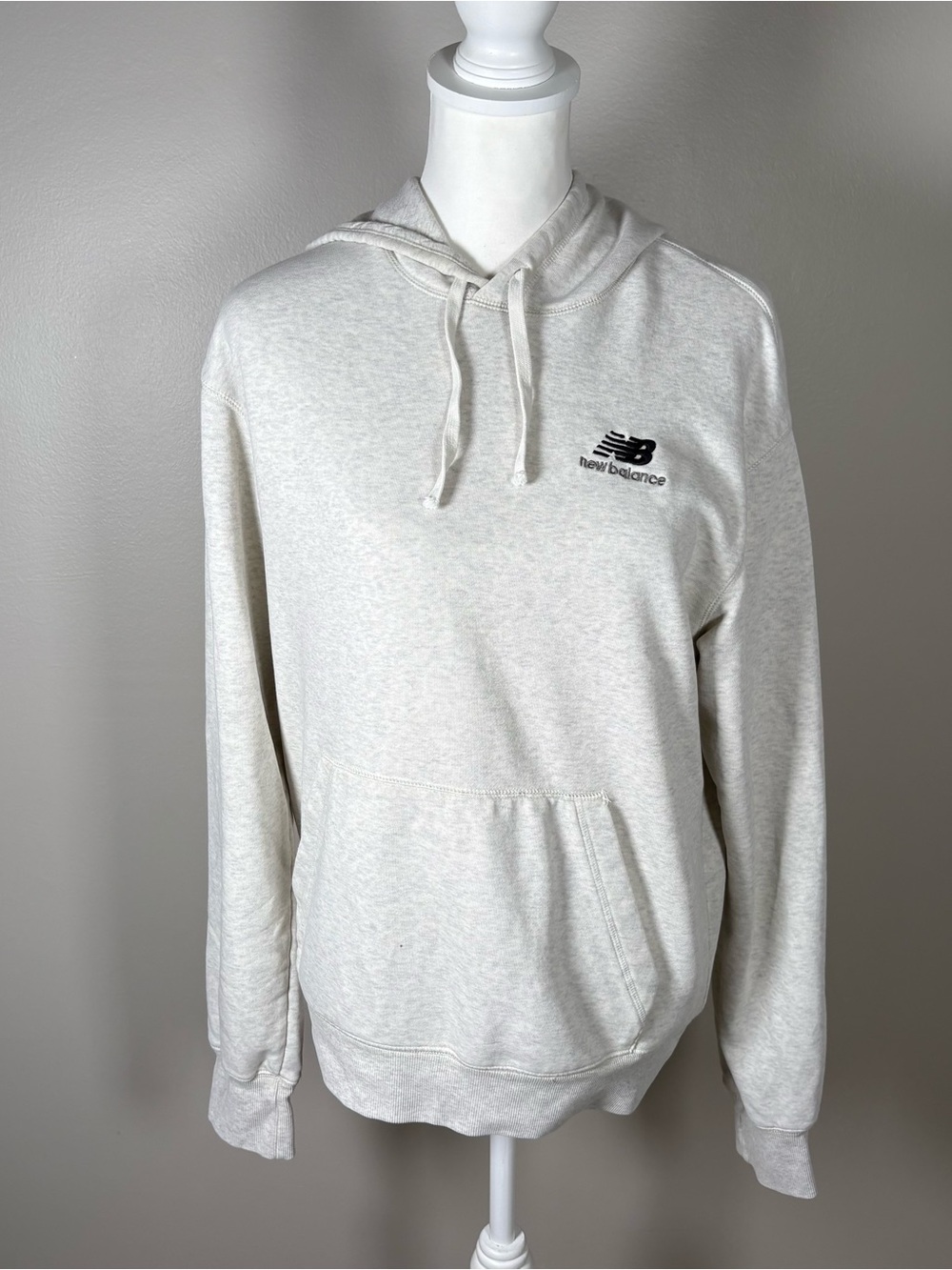 New balance heather grey hoodie